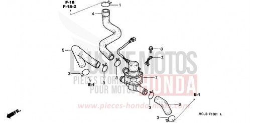 AIR INJECTION CONT. VALVE CBR900RRY de 2000